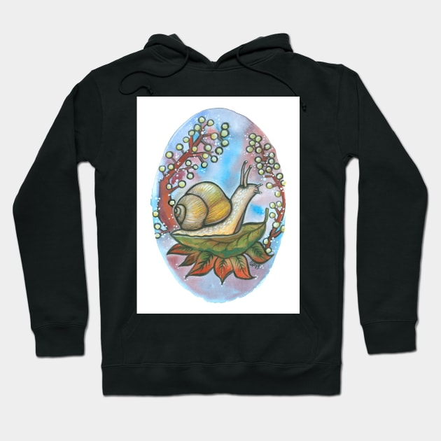 Snail Hoodie by StephaniePerryArt